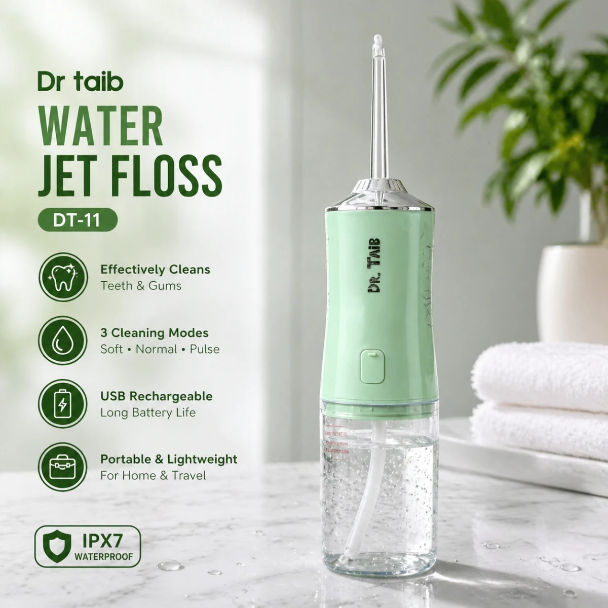 Dr. Taib Water Jet Flosser DT-11 - Image 10