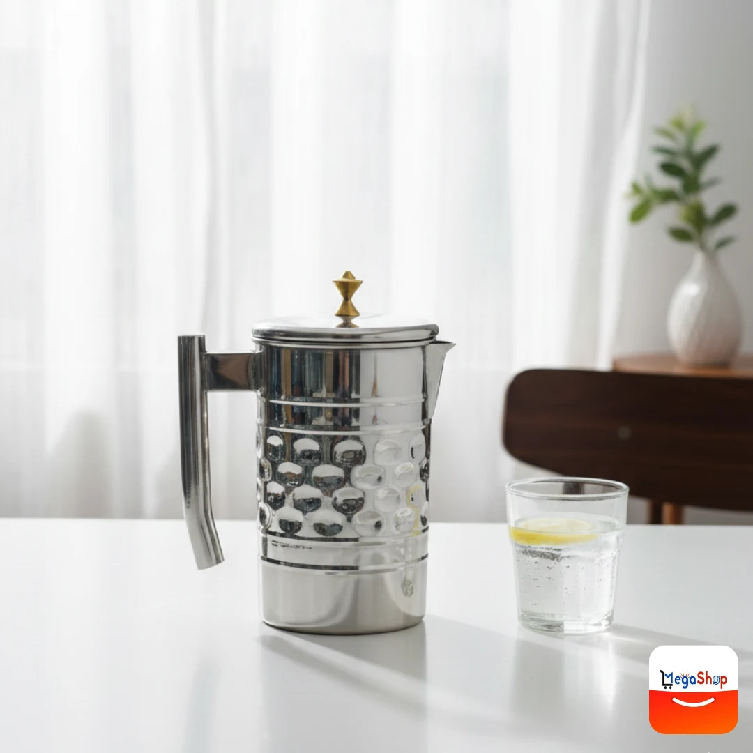 Premium Steel Jug for Water & Juice – Elegant Ramadan Steel Jug for Home Use - Image 5