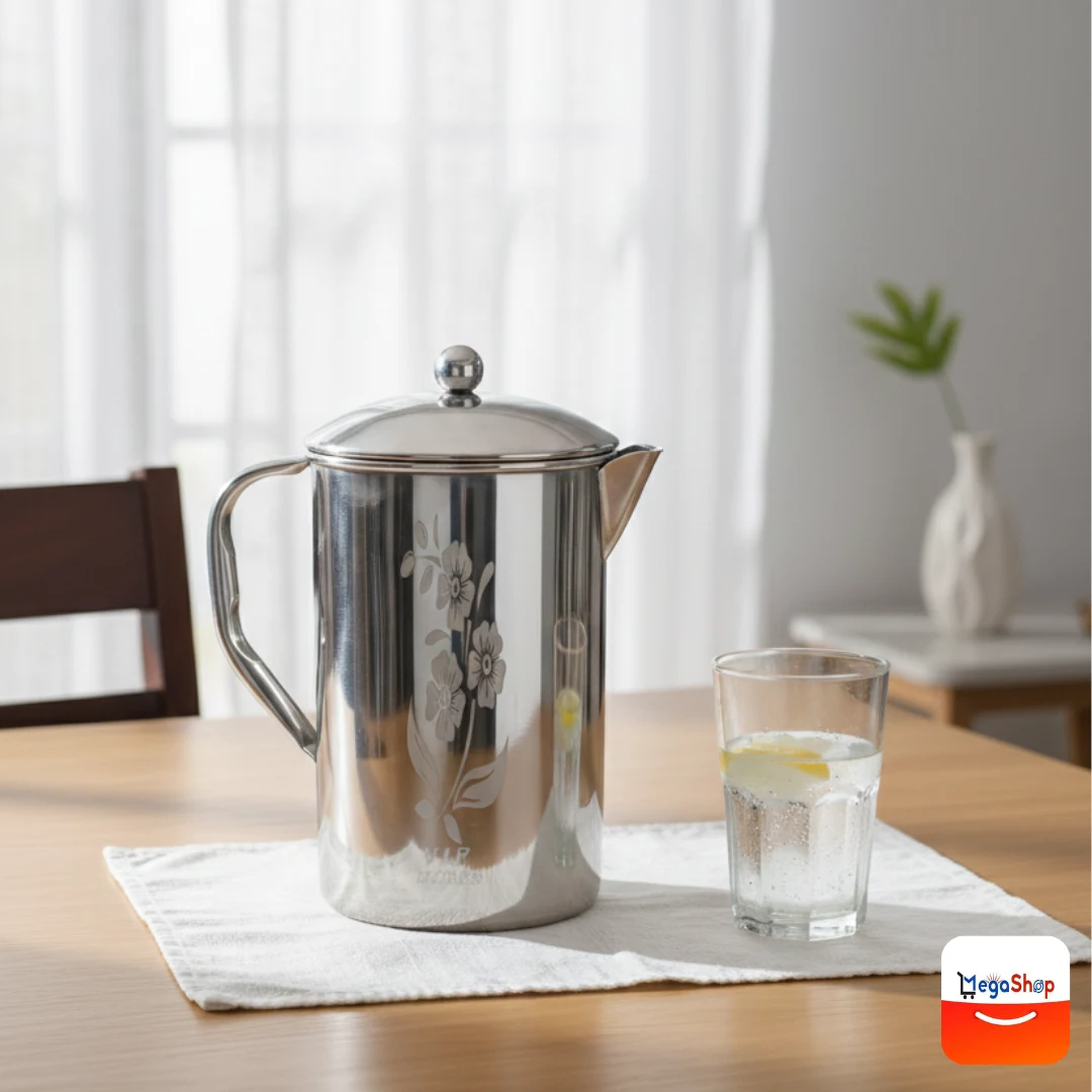 Premium Steel Jug for Water & Juice – Elegant Ramadan Steel Jug for Home Use - Image 4
