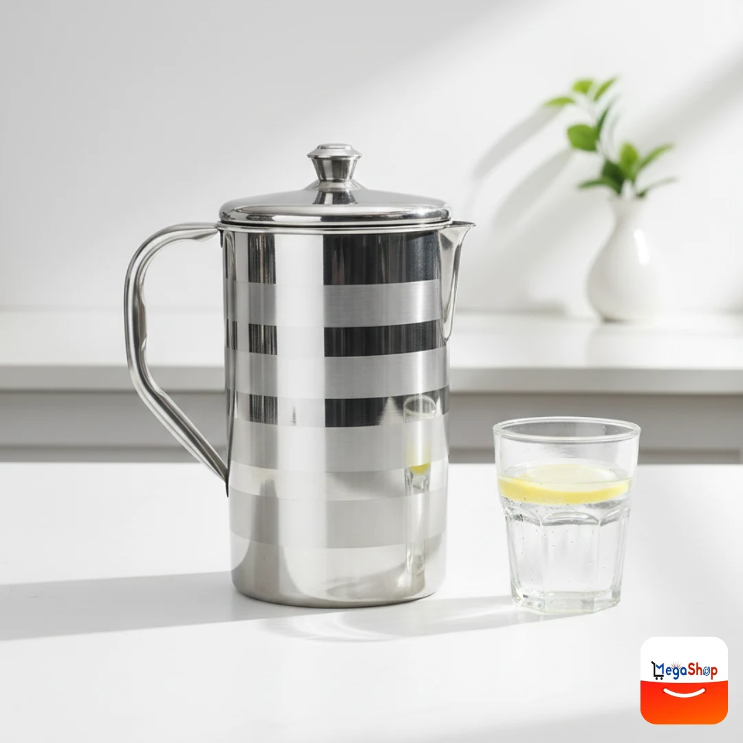 Premium Steel Jug for Water & Juice – Elegant Ramadan Steel Jug for Home Use - Image 7