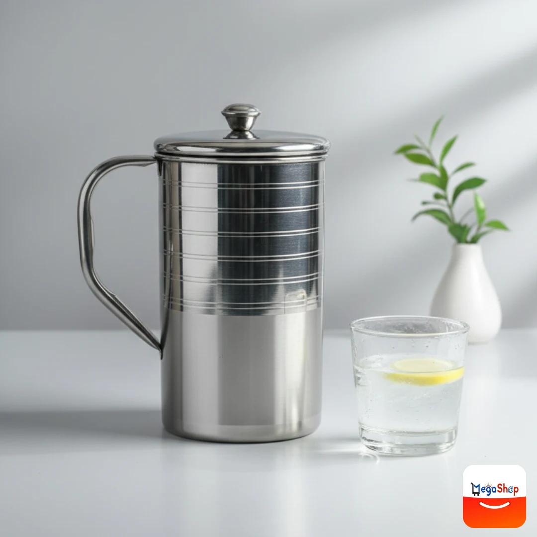 Premium Steel Jug for Water & Juice – Elegant Ramadan Steel Jug for Home Use - Image 9