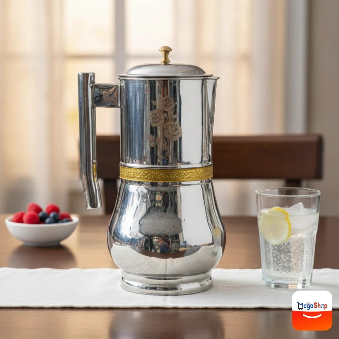 Premium Steel Jug for Water & Juice – Elegant Ramadan Steel Jug for Home Use - Image 11