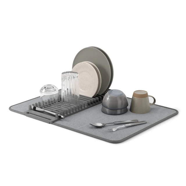 Plate Glass Drying Rack with Mat - Image 5