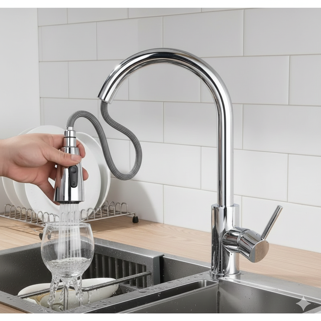 Ultimate Kitchen Faucet with Pull-Down Sprayer