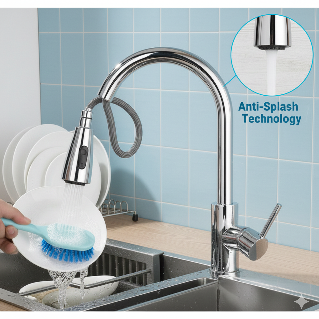 Ultimate Kitchen Faucet with Pull-Down Sprayer - Image 2
