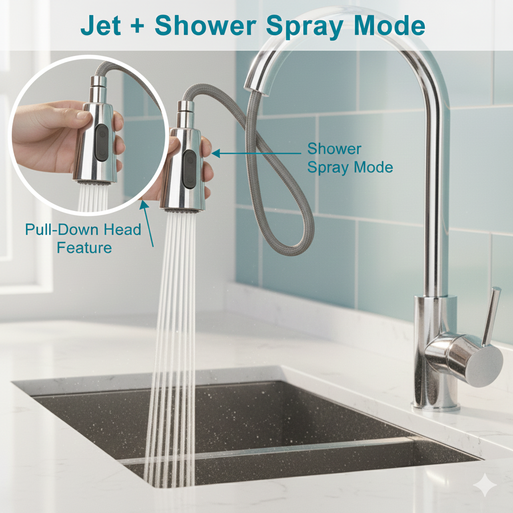 Ultimate Kitchen Faucet with Pull-Down Sprayer - Image 4