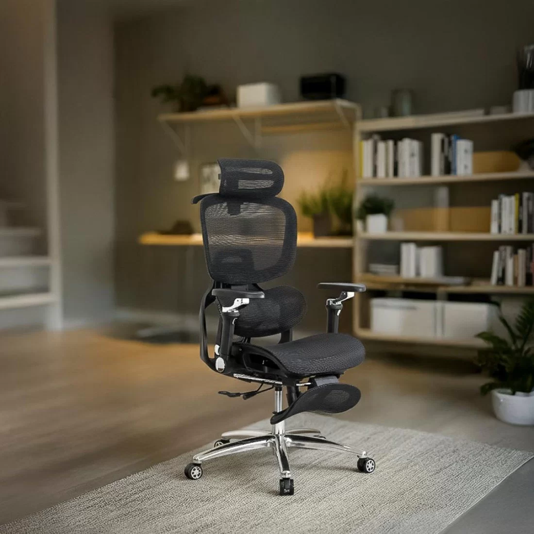 Top-Rated Ergonomic Mesh Chair 5-in-1 Comfort Edition – Premium Support & Smart Features - Image 9