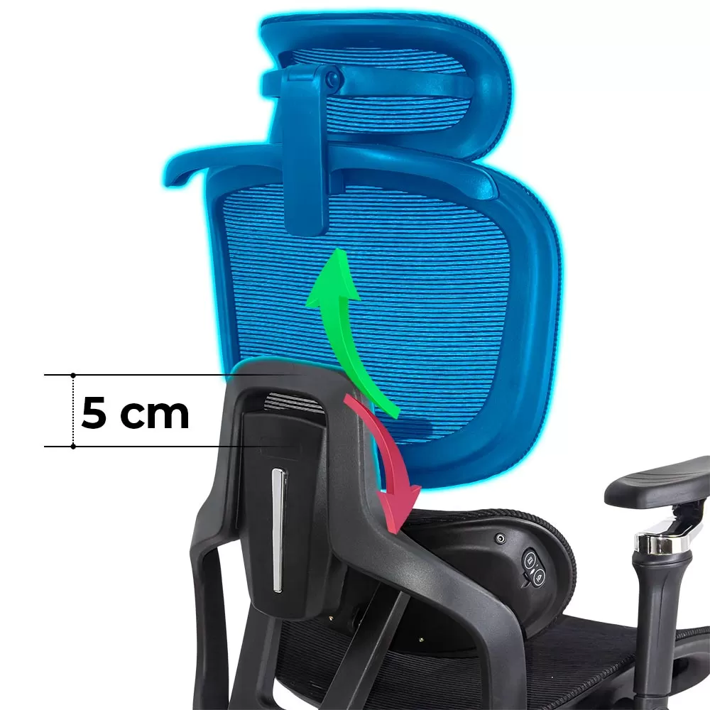 Top-Rated Ergonomic Mesh Chair 5-in-1 Comfort Edition – Premium Support & Smart Features - Image 17