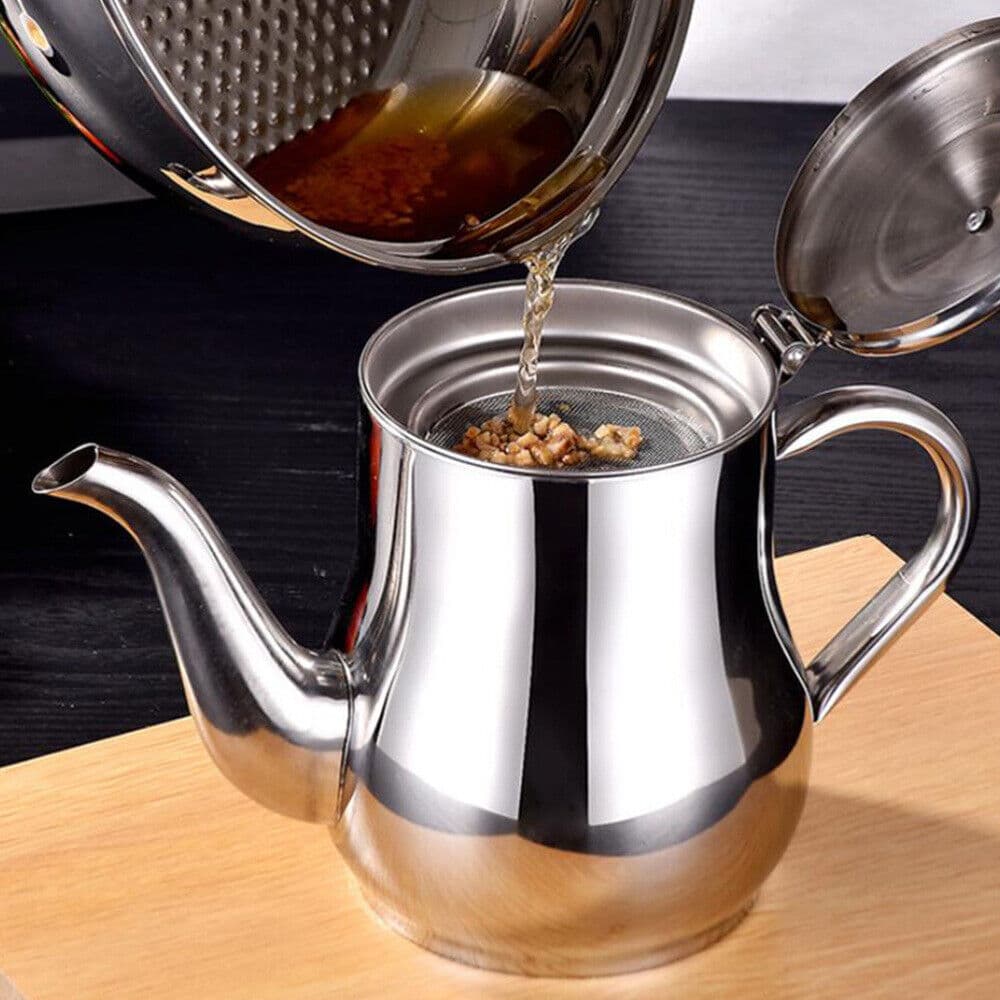 410 ml Stainless Steel Oil Stainer - Image 3