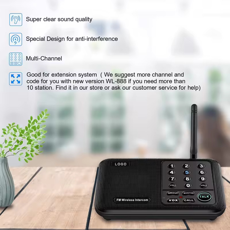 Premium 2-Way Wireless Intercom System for Seamless Communication - Image 7