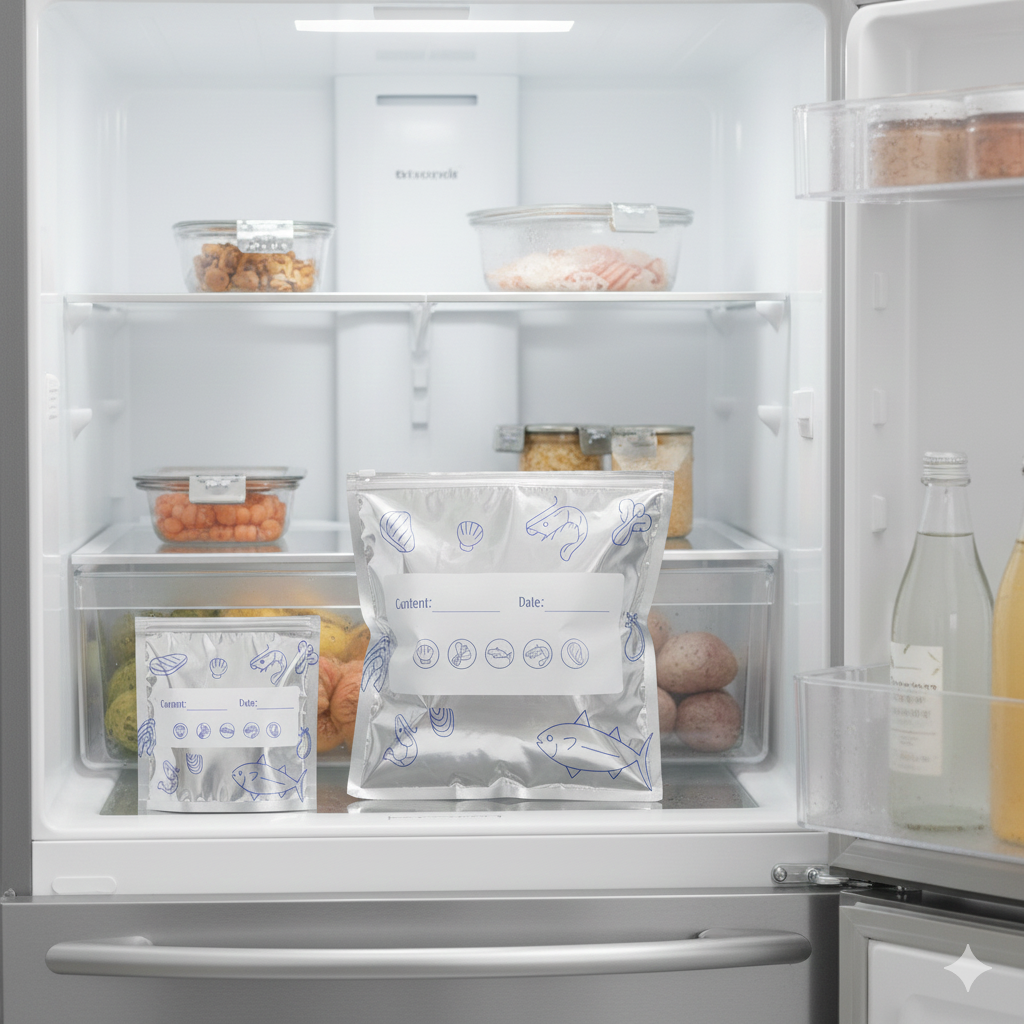 10-Pack Premium Aluminum Foil Bags for Food Storage - Image 2