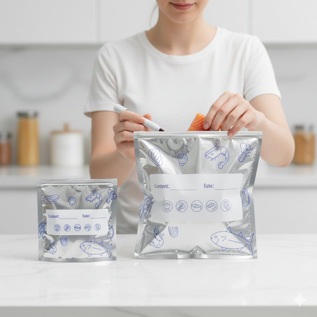 10-Pack Premium Aluminum Foil Bags for Food Storage - Image 4
