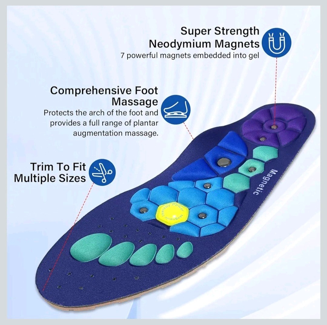 Super Magnetic Therapy Insoles 1 Pair - Image 11