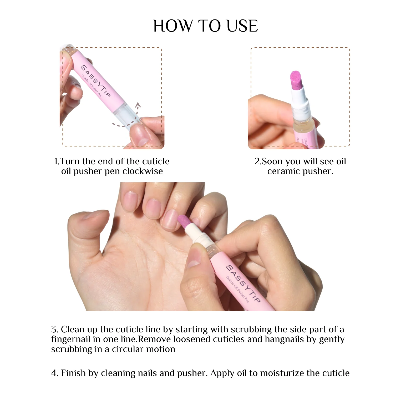 SassyTip Cuticle Pusher Pen 2.0 - Image 5