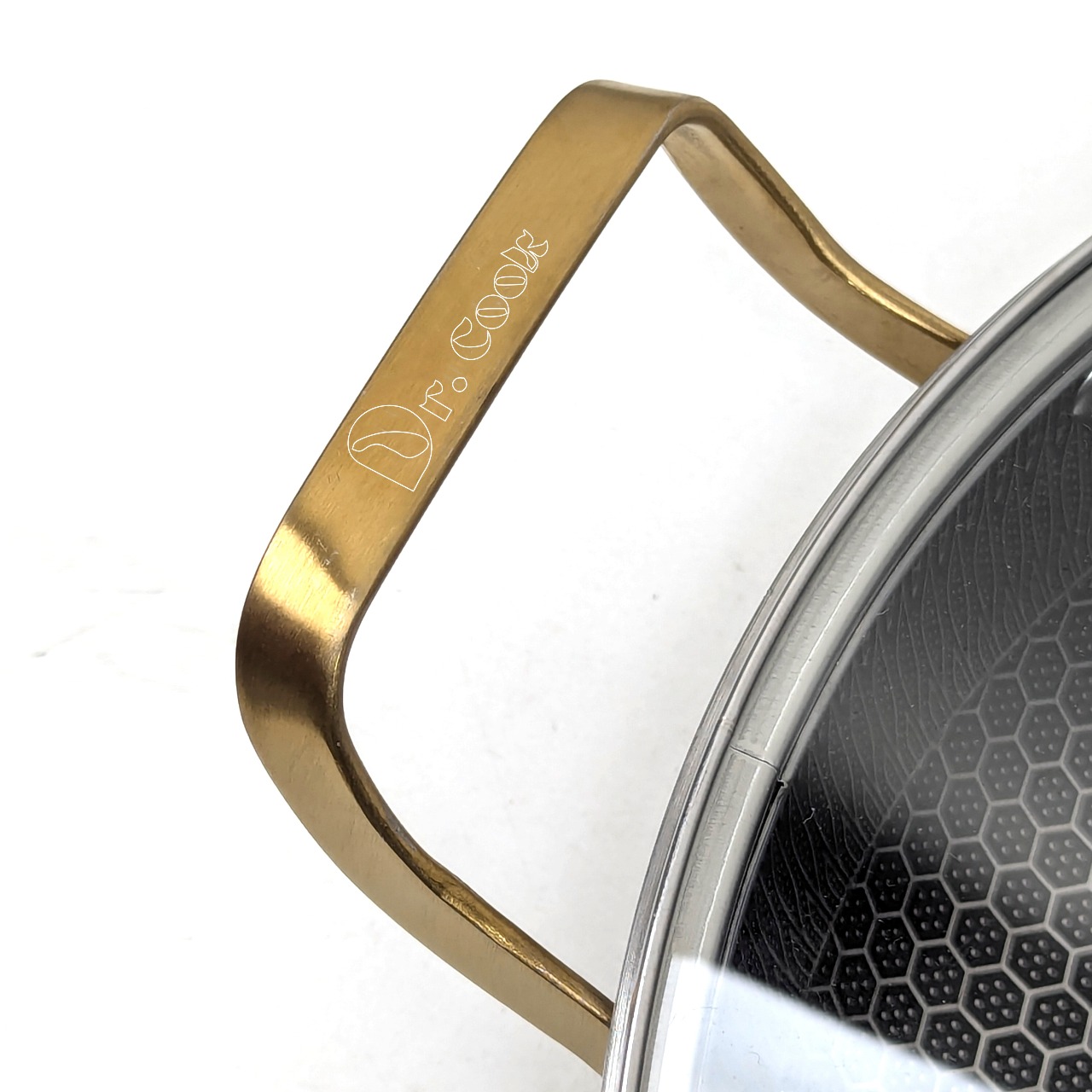 Dr Cook Dual Handle Golden – Premium Deep Design Cooking Pan - Image 2