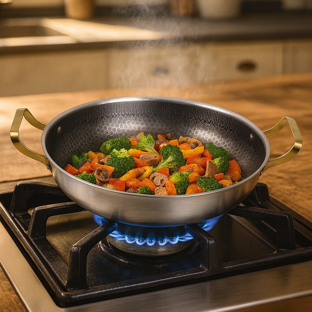 Dr Cook Dual Handle Golden – Premium Deep Design Cooking Pan - Image 6
