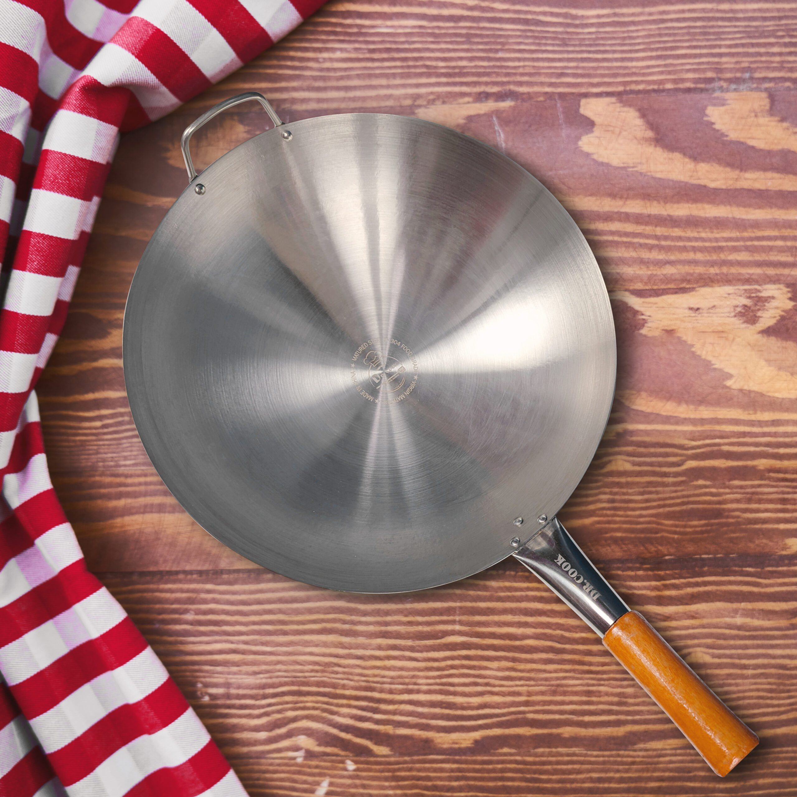 Dr. Cook Wooden handle Cooking pan - Image 2