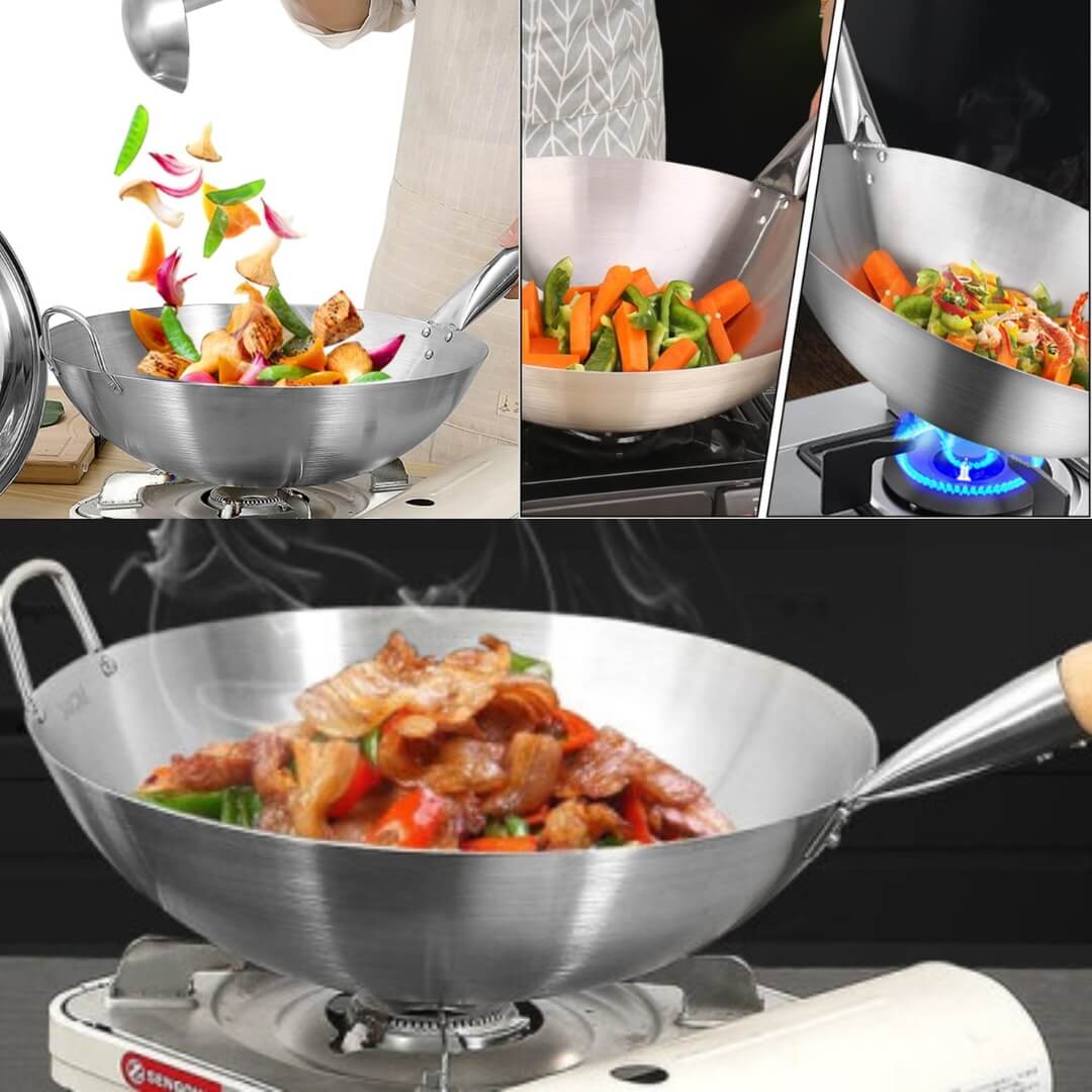 Dr. Cook Wooden handle Cooking pan - Image 8