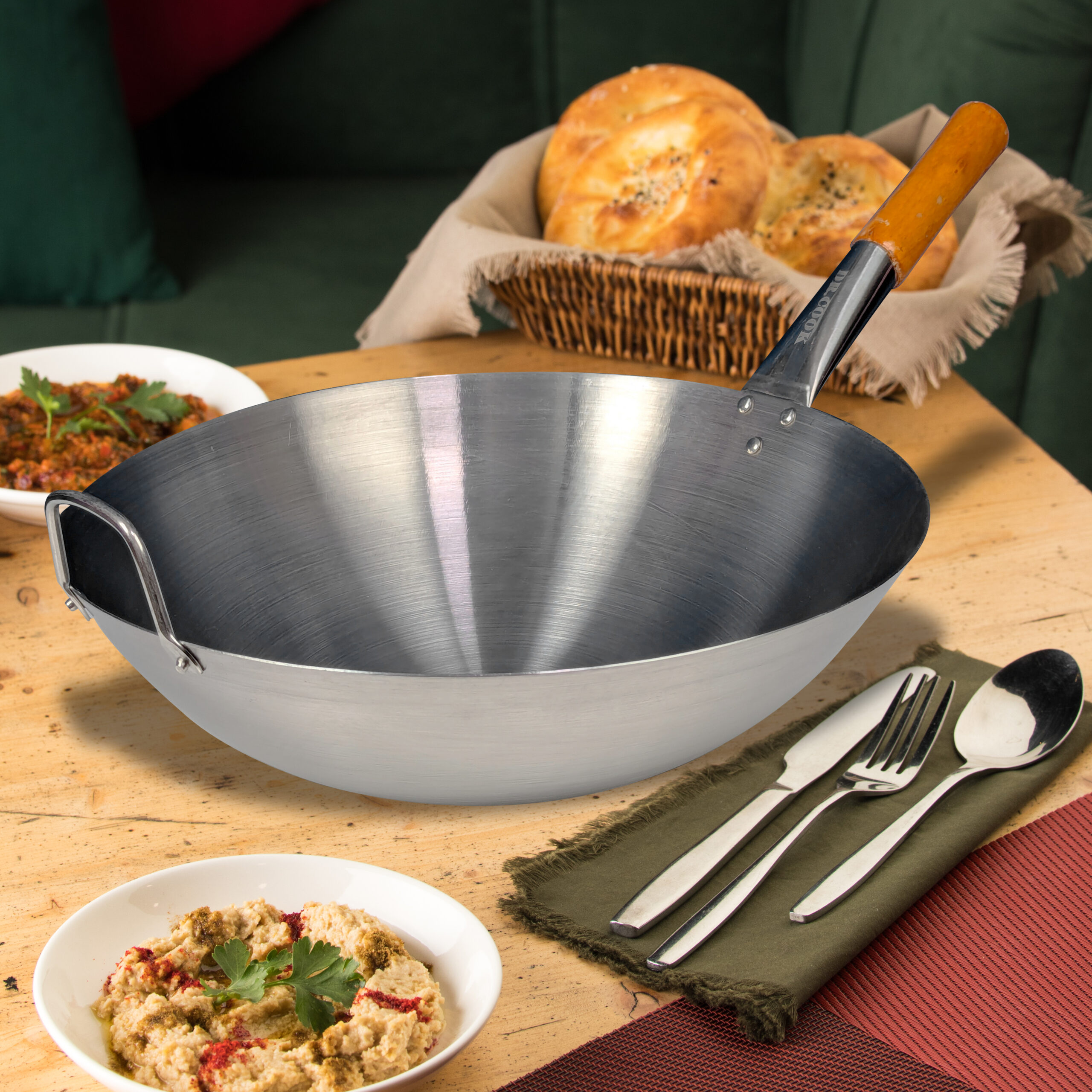 Dr. Cook Wooden handle Cooking pan - Image 11