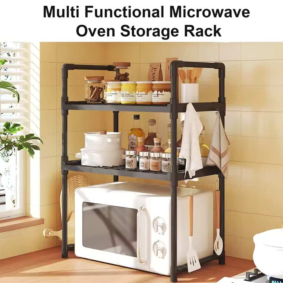 3 layer Multifunctional Oven Kitchen rack - Image 2