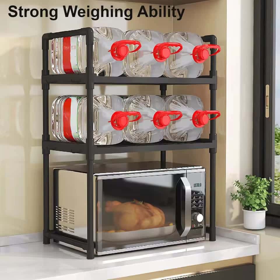 3 layer Multifunctional Oven Kitchen rack - Image 3