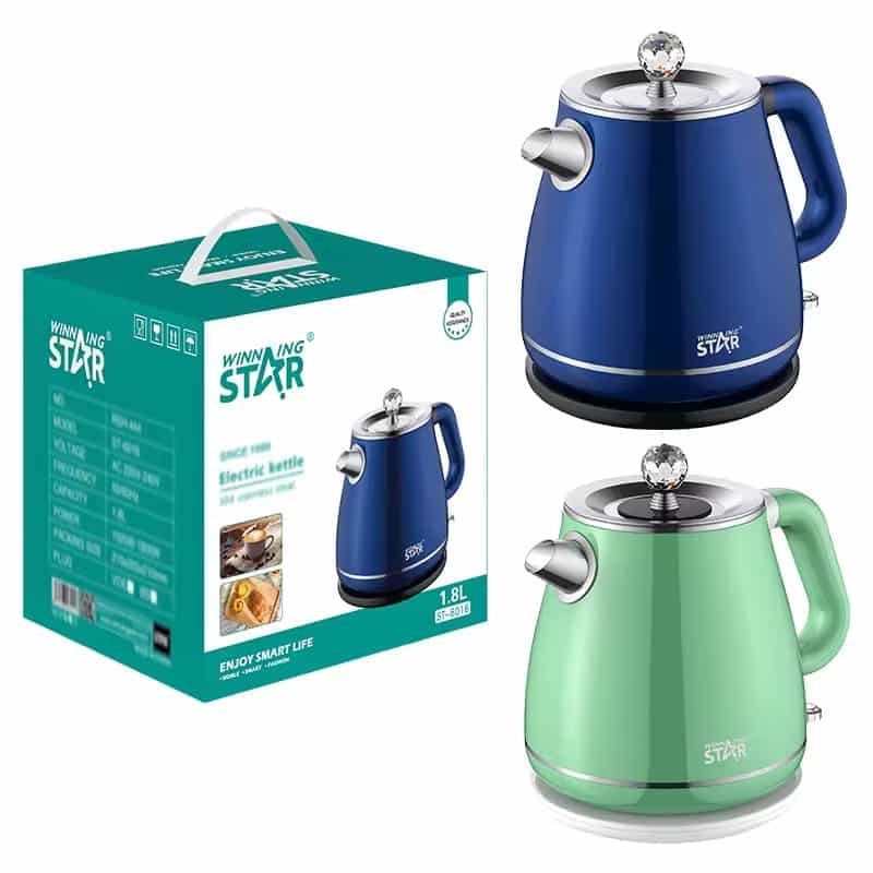 Powerful Stylish Electric Kettly 1.8 L (White) - Image 2