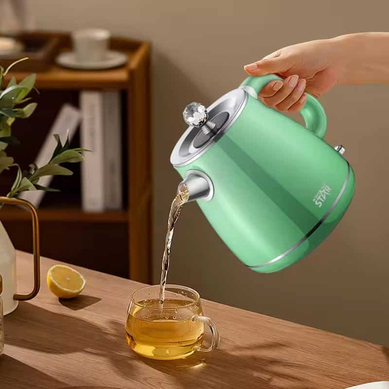 Powerful Stylish Electric Kettly 1.8 L (White) - Image 3