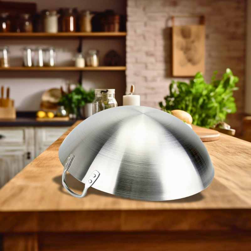 30 cm Japani SS Steel Cooking Pan - Image 2