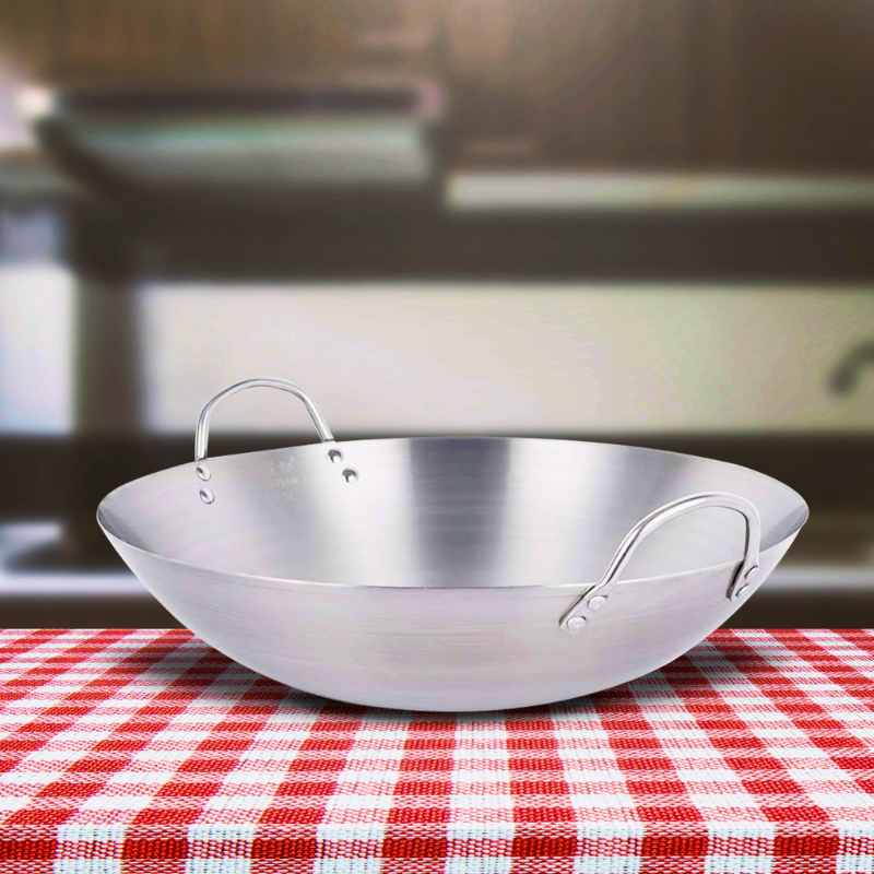 34 cm Japani SS Steel Cooking Pan - Image 10