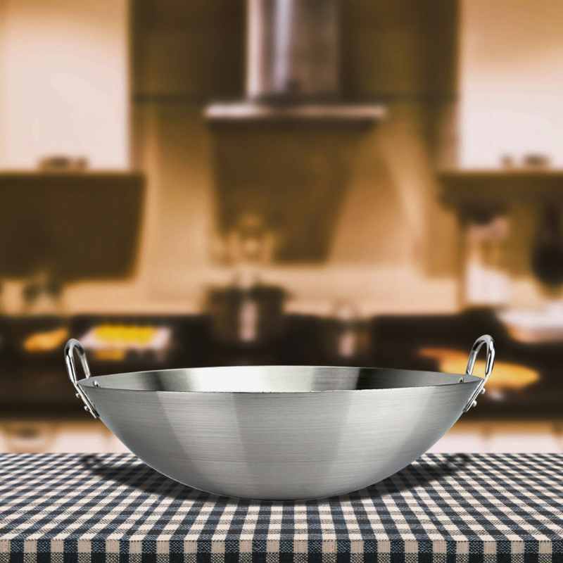 43 cm Japani SS Steel Cooking Pan