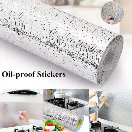 Waterproof Kitchen Aluminum Adhesive Stickers 3 feet - Image 5