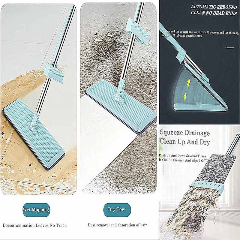 Flat Slim Mop With Bucket - Image 3