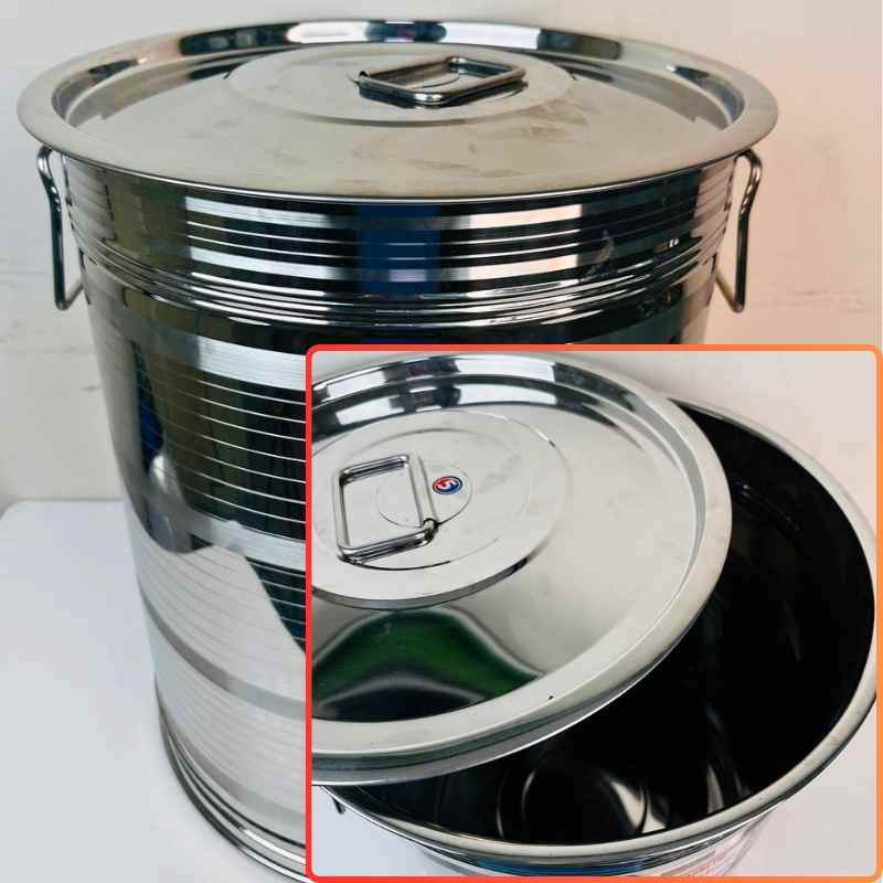15-20 KG Size SS Steel rice container - Image 2