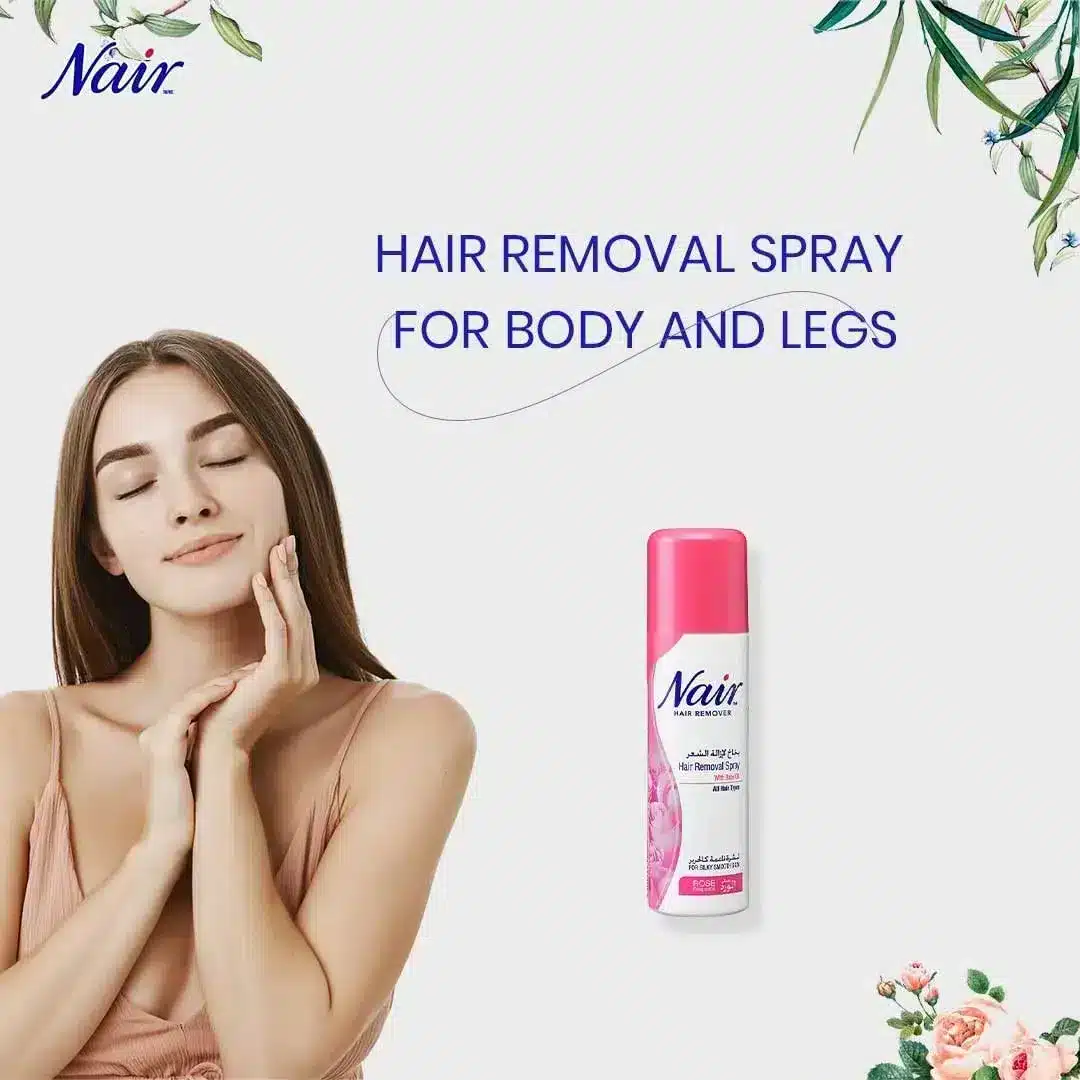 Nair Hair Removal Spray Rose New (200ml) - Image 2