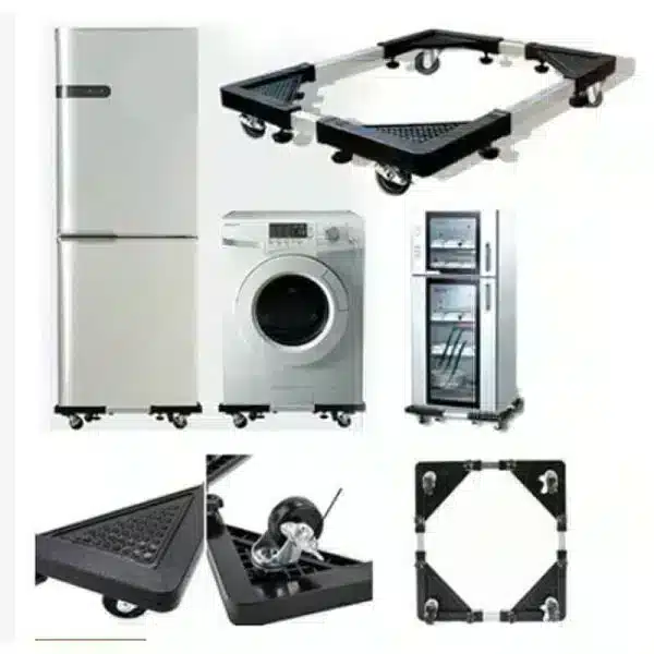 Movable Rack with Wheels Kitchen Fridge